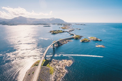 La Strada Atlantica e il Villaggio di Pescatori di Bud da Kristiansund